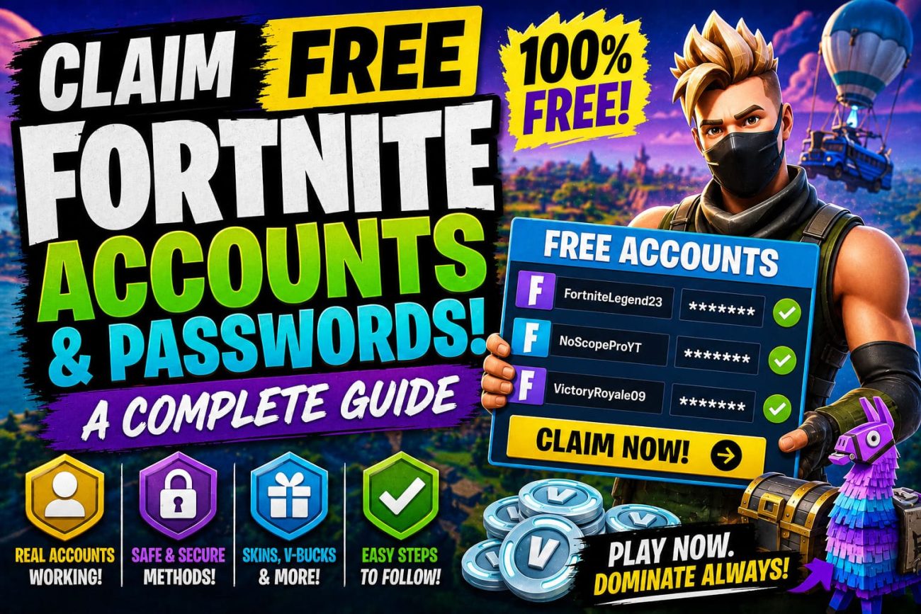 How to Get Free Fortnite Accounts & Passwords: A Comprehensive Guide