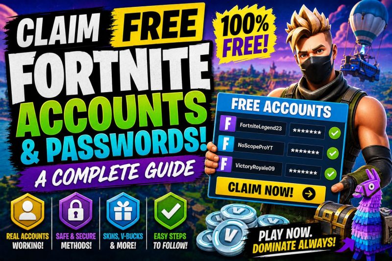 How to Get Free Fortnite Accounts & Passwords: A Comprehensive Guide